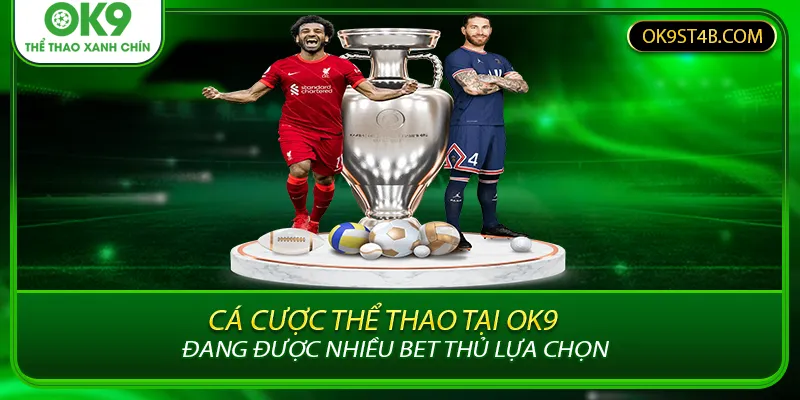 Cá cược thể thao tại OK9 đang được nhiều bet thủ lựa chọn