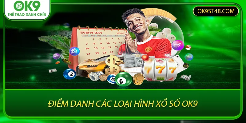 Điểm danh các loại hình xổ số OK9